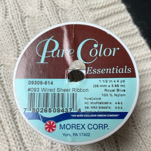 15 spools of ribbon (7 NWOT/8 partially used, 140+ yards) rainbow Easter crafts - Picture 6 of 10